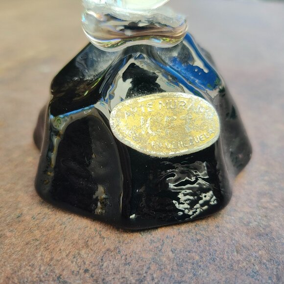 Icet Arte Murano Glass Fish Sculpture / Figurine on Black Base - See Description - Picture 5 of 13